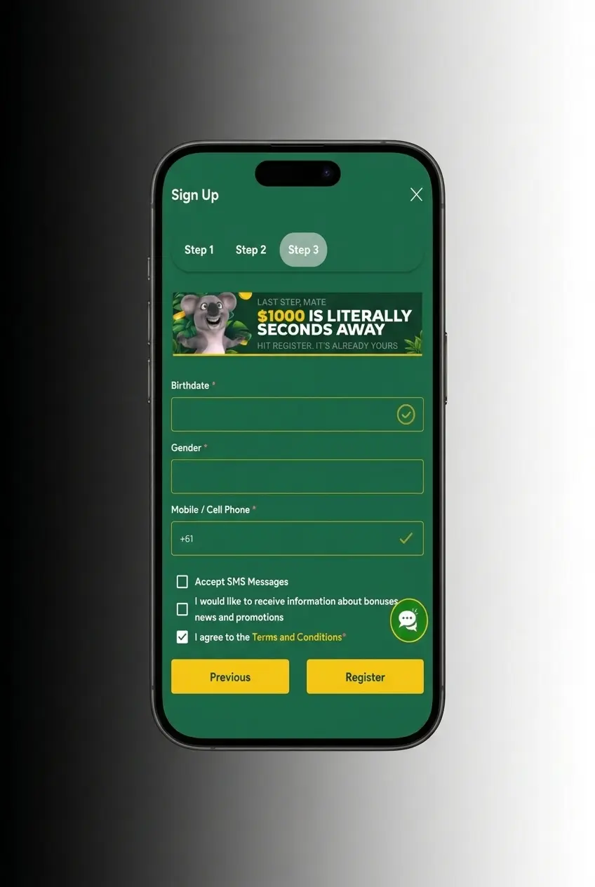 FairGo Casino mobile app bonus code activation