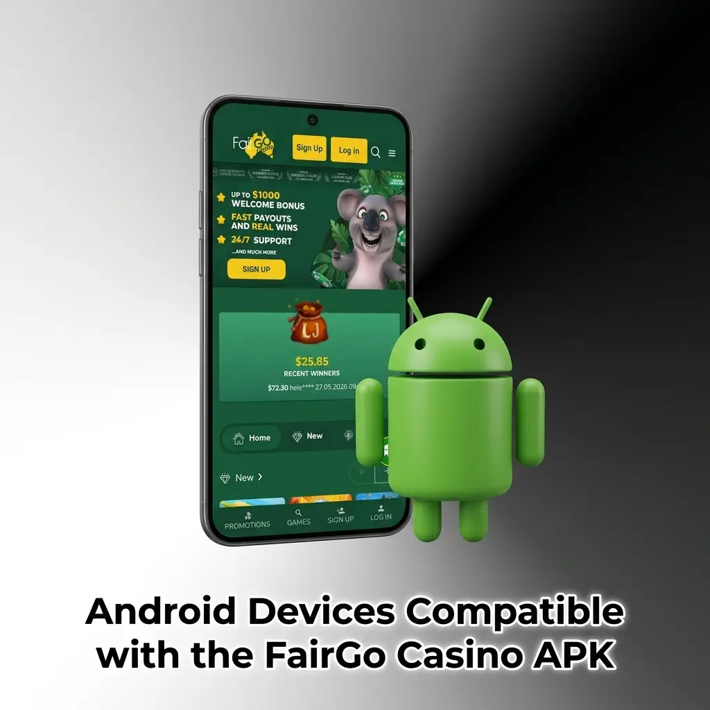 Android devices compatible with FairGo Casino APK