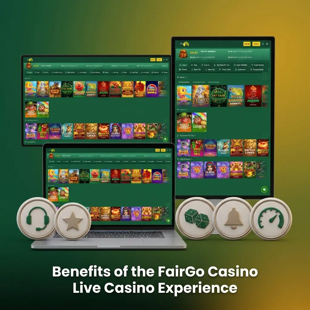 Live dealer table at FairGo Casino with HD streaming