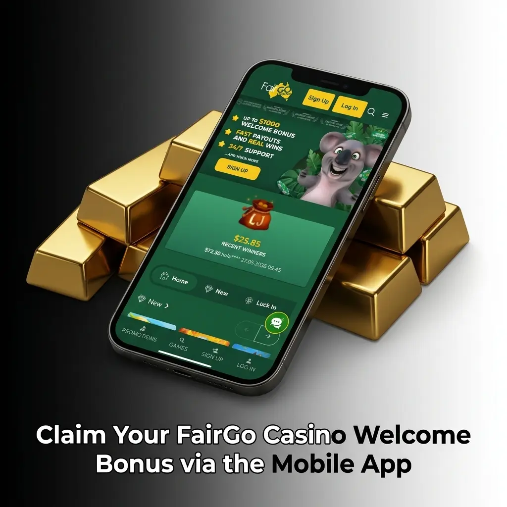 FairGo Casino mobile app welcome bonus