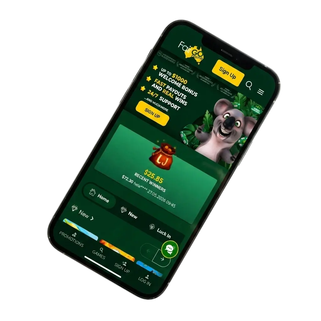FairGo Casino iOS app on iPhone and iPad