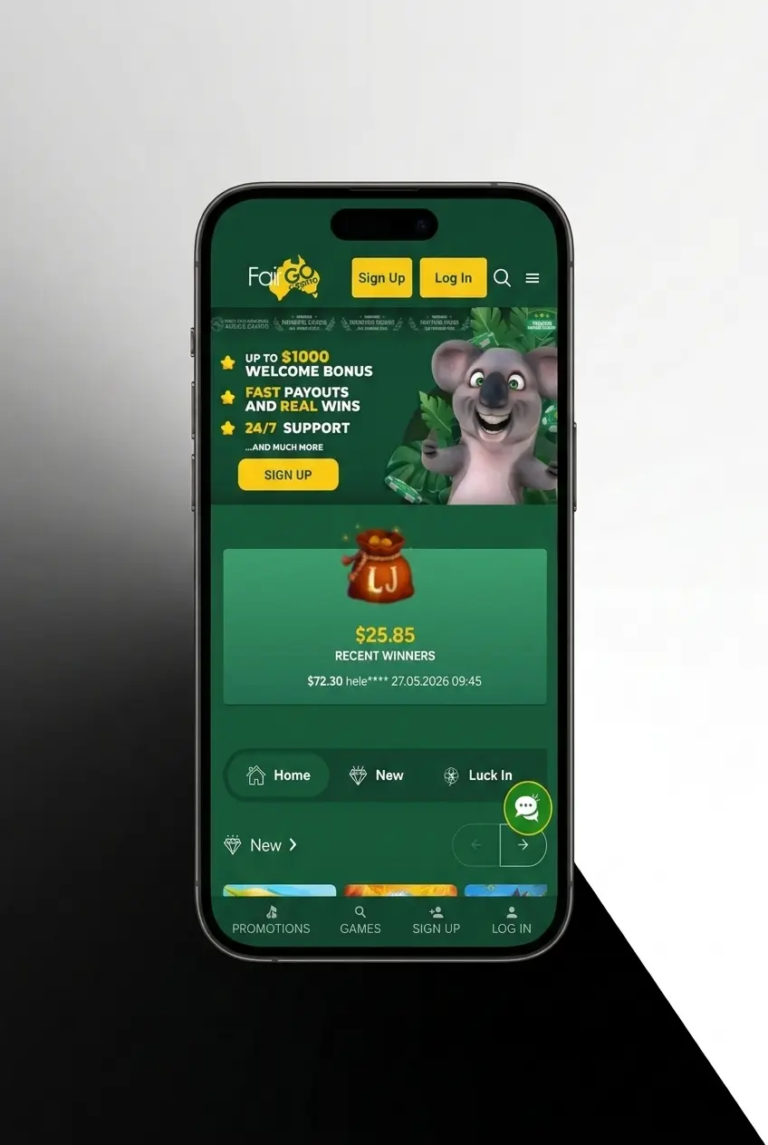FairGo Casino app bet placement steps