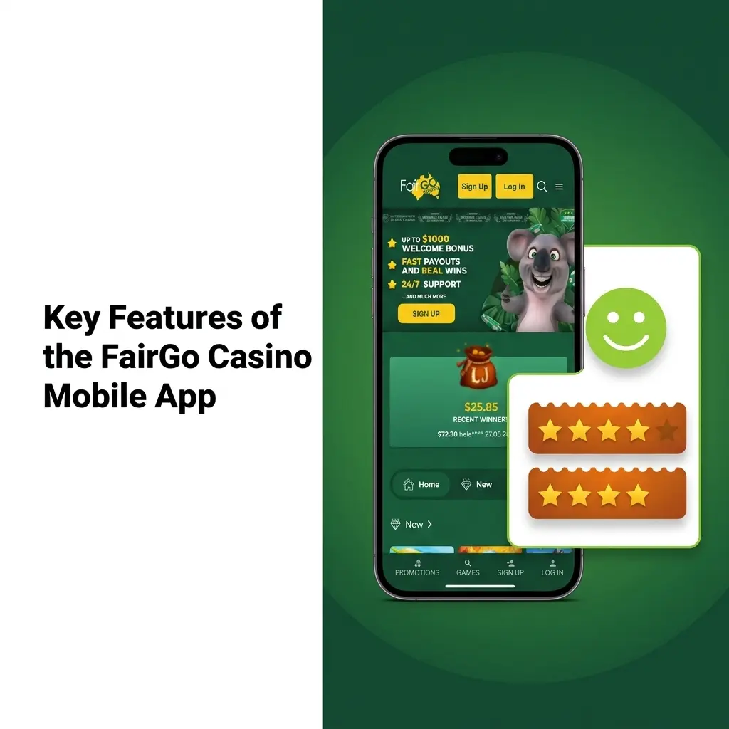 FairGo Casino mobile app key features for Australian players