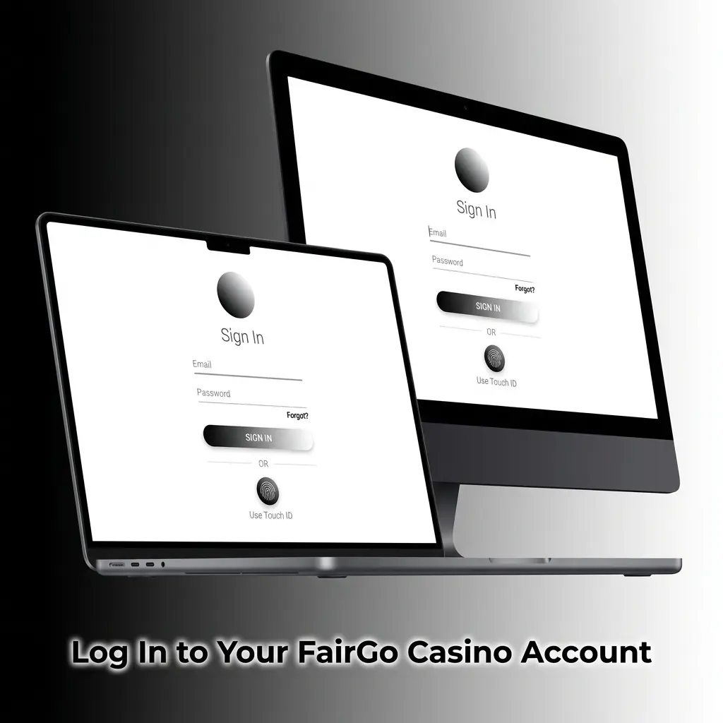 FairGo Casino login panel on desktop
