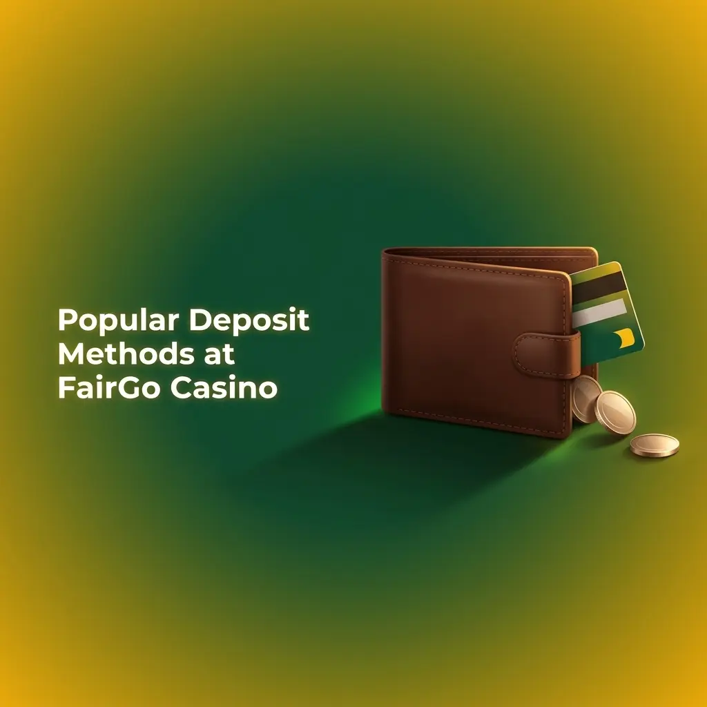 Popular deposit methods at FairGo Casino including cards, digital wallets and cryptocurrency