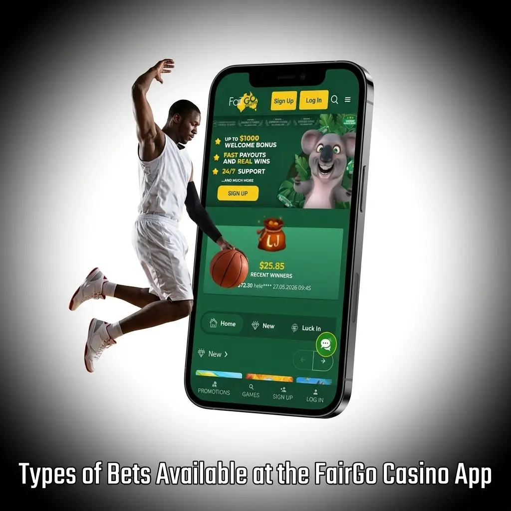 Types of bets available at FairGo Casino App
