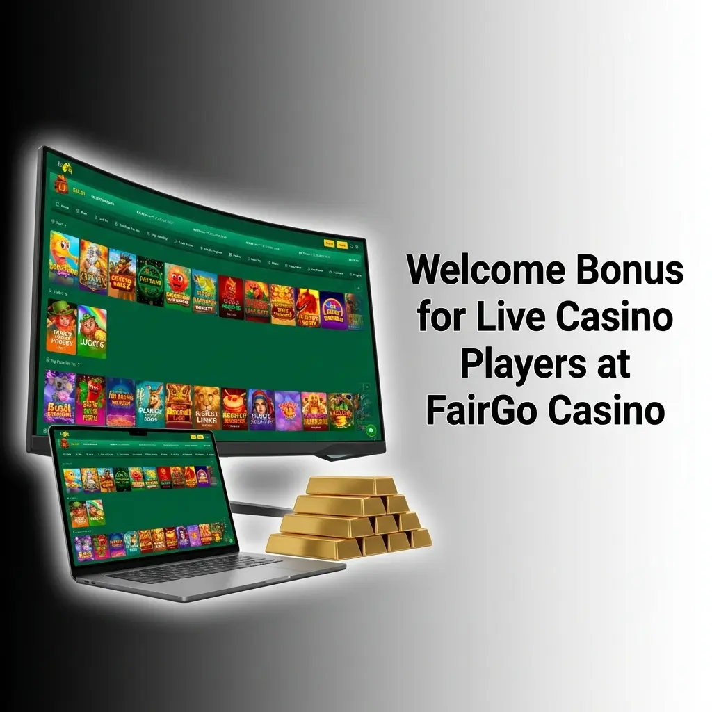Welcome bonus offer at FairGo Casino live dealer tables