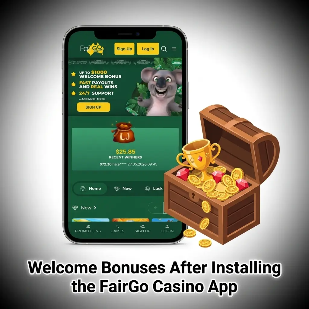 FairGo Casino app welcome bonus offer